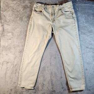 Lucky Brand Pants Mens 38x30 Beige 121 Slim Straight Heritage Stretch Chino